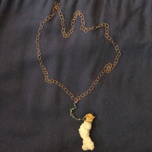 Coral Pendant Necklace